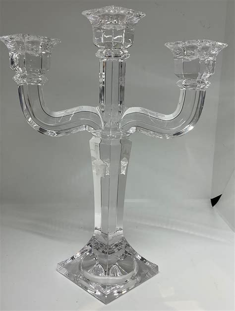 Versace Medusa Three Arms Crystal Candleholder by Rosenthal